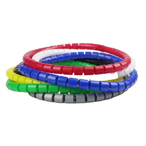 Black Cable Wire Protector Cable Organizer Management Pipe F