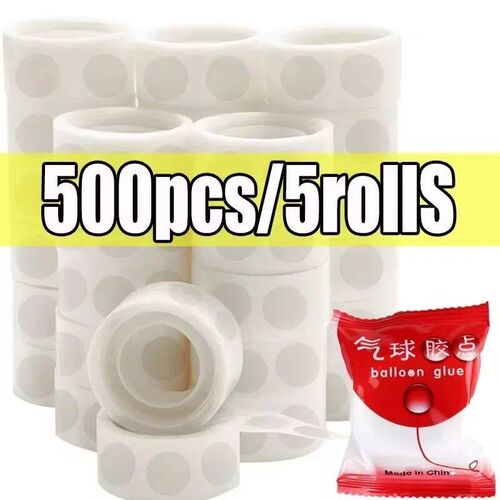 Double Sided Clear Sticky Point Tape Balloon Glue Dot Adhesi