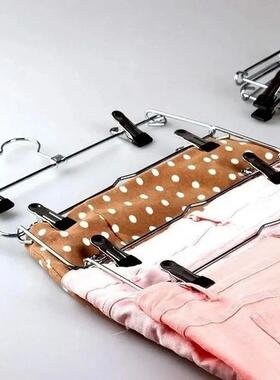 1PC Multilayer Clothes Hangers with 8 Clips Clothing Storage