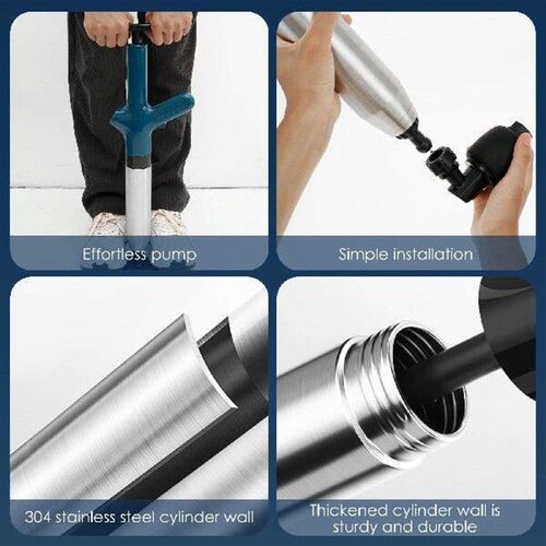 New Toilet Plunger Kit High Pressure Air Toilet Plunger