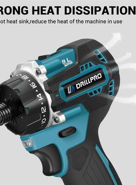 Drillpro 20+1 Torque 1/4inch Brushless Electric Screwdriver