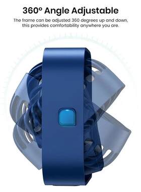 TOPK Portable Fan,USB Desk Fan Table,Quiet 3 Speed Wind Pers