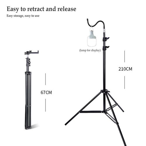 2023 Camping Light Stand Lightweight Convenient Lamp Support