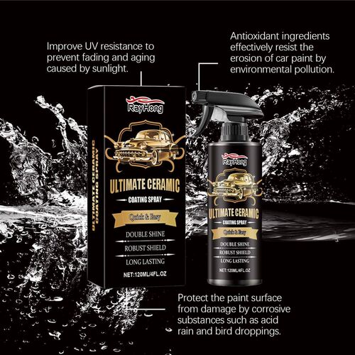 Rayhong Quick Coat Car Spray - Wax, Stain Protection, and Sh