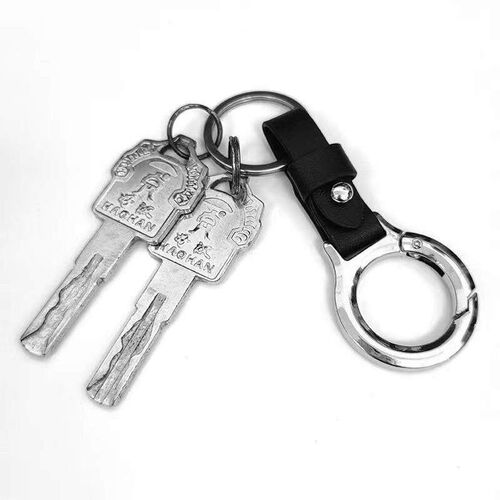 Mens Premium Car Keychain Simple Key Fob High-End Waist Han