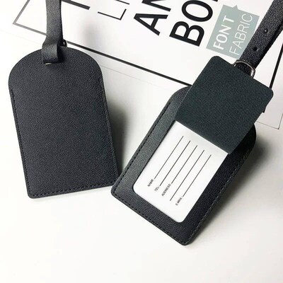 Personalized Initials Multicolor Aircraft Boarding Pass Tag