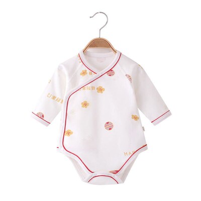 Newborn Clothes Spring and Summer Baby Clothes Cotton A Bone