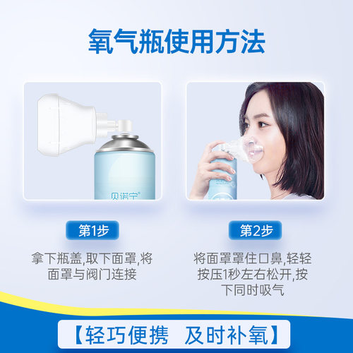 Oxygen tank Portable oxygen cylinder oxygen inhaler 1000ML