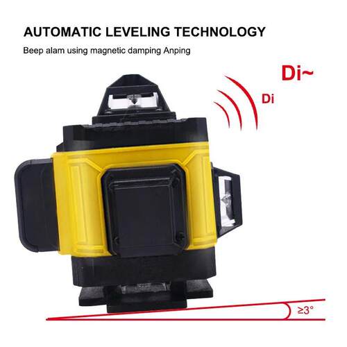 Pracmanu 16 Lnes 4D Laser Level Horzontal & Vertcal Cross Ln
