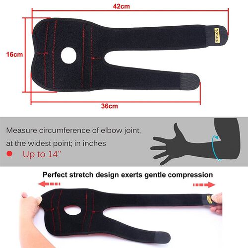 2021 Adjustable Neoprene Elbow Support Wrap Brace Pad