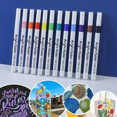 Acrylic Marker Avirulent Insipidity Waterproof For Painting