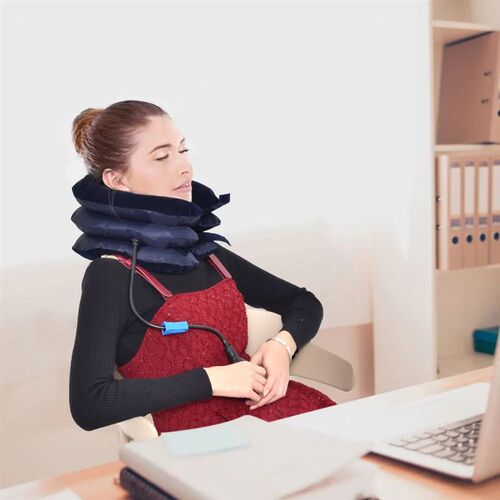 Air Inflatable Cervical Collar Neck Traction Tractor Support