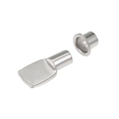 Uxcell 20-200Pcs Shelf Bracket Pegs 5x19mm 7x25mm Nickel