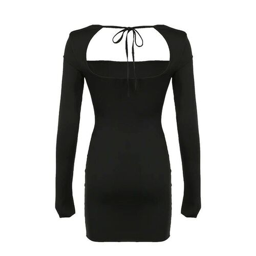Fashion Autumn Dresses Women New Setwear Long Sleeves Split