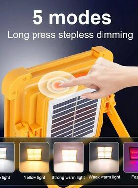 LED Reflector Floodlight USB Rechargeable Camping Lamp Porta