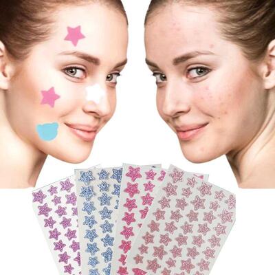 40Pcs Shining Star Pimple Patch Acne Colorful Invisible Acne