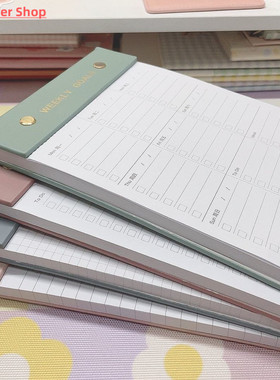 A5 Memo pads todolist plan book self-discipline check-in sch