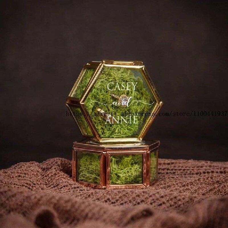 Custom Wedding Ring Box - Creative Proposal Keepsake with