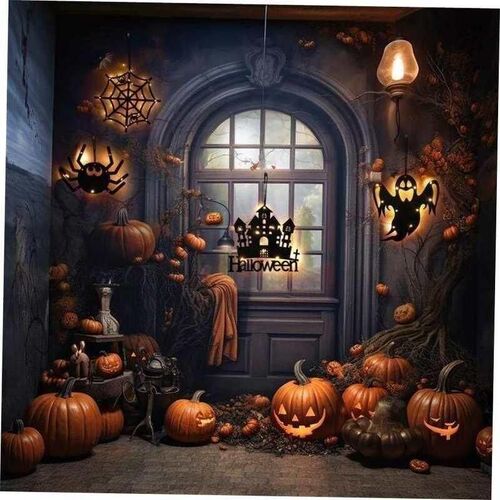 Halloween decorative lights pumpkin party pendant spider web