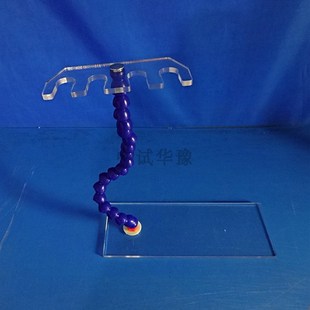 麻醉呼吸回路管路支架 万向型可旋转医院用螺纹管支架 可