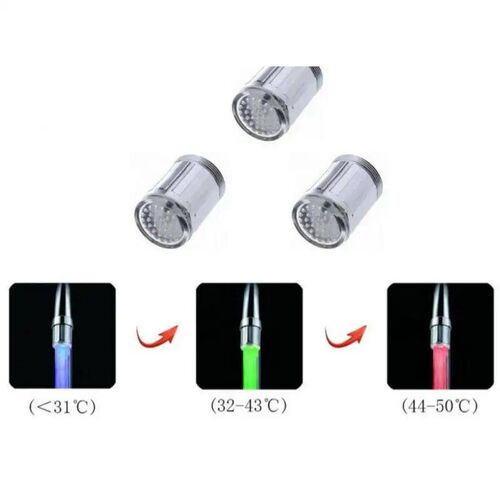 Led Water Faucet Light Waterfall Glow Color Changing Water-s