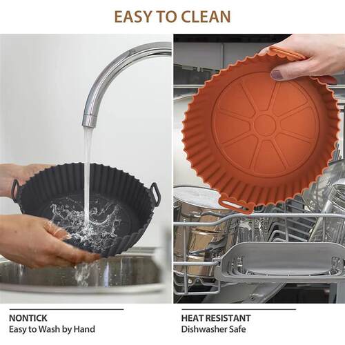 Airfryer Silicone Basket Reusable Baking Tray Silicone Mold