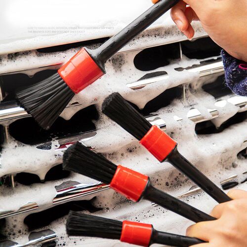 4 Pcs Detailing Brush Car Wash Brush for Washing Car Interio