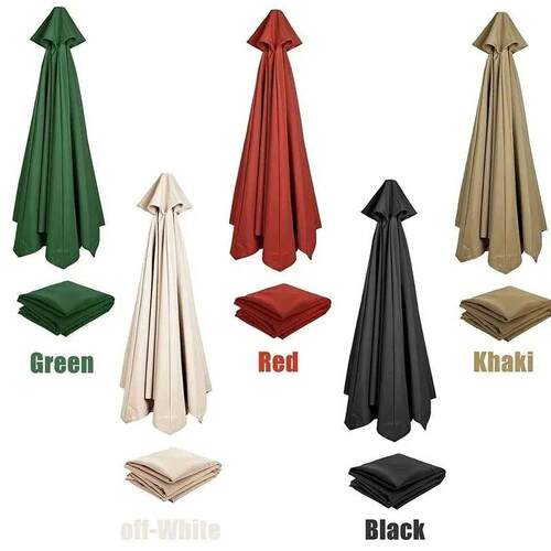 2/2.7/3M Parasol Replacement Cloth Without Stand Parasol Umb