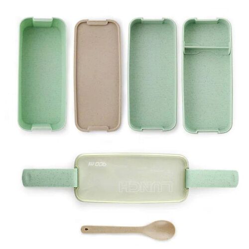 Separate Lunch Box Portable Bento Box Lunchbox Leakproof Foo