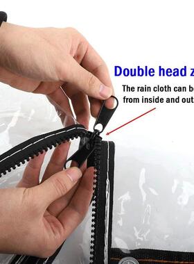 Customize Clear Zipper Tarpaulin Outdoor Pergola Waterproof