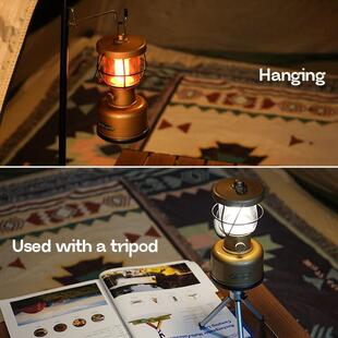 MOSLIGHTING Rechargable Retro Horse Light Camping Lantern Po