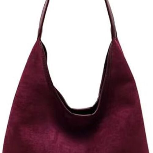Retro Suede Soft Tote Bag 2025 FW Fashion Large Capacity Sho