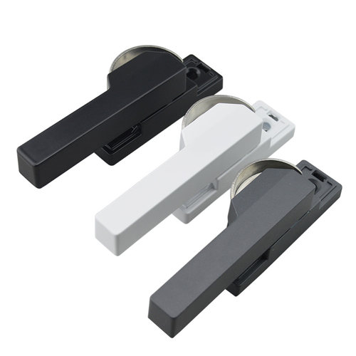 铝合金门窗锁扣大方柄月牙锁断桥铝窗户防盗挂钩平移推拉窗搭扣锁