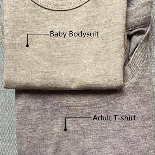 Family Matching Clothes Fashion Big Little Man Tshirt Daddy