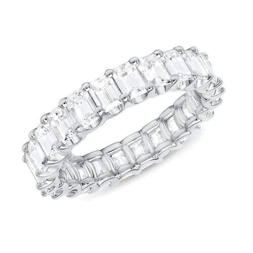 Huitan Luxury Micro Paved Square Cubic Zirconia Promise Love