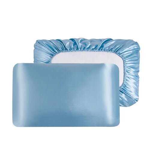 JuwenSilk Memory Elastic band Pillow case Satin silk pillowc