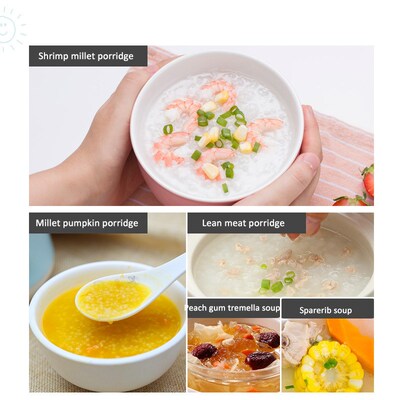 220V Multifunction Slow Cooker Electric Cooking Pot Ceramic