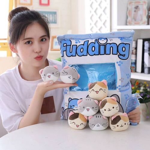 Pudding Bag Food Toy Mini Animals Balls Yellow Chick Cat Din
