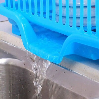 Dish Drying Rack Kitchen Utensils Drainer Rack with Drain Bo
