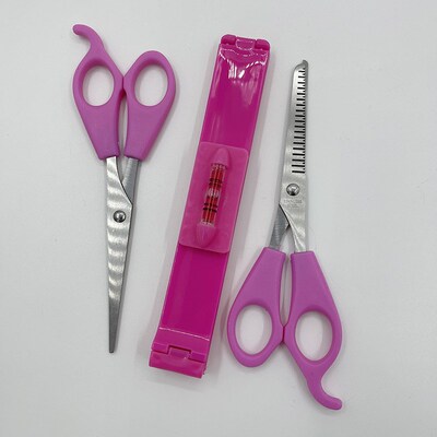 DIY Bangs 3Piece Set Haircutting Tool LevelingThinning Sciss