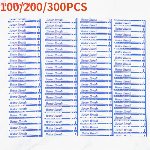 300/200/100PCS Breath Nasal Strips Right Aid Stop Snoring No