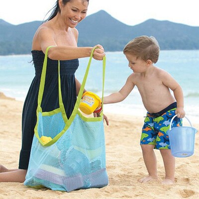 Outdoor childrens beach toys quick storage bag, sand diggi