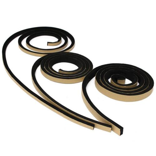 2m Self Adhesive Seal Strip Single Sided Foam Seal Tape Stri