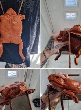 Sugar Cane Toad full-body purse 2022蟾蜍蛤蟆全身钱包外贸跨境