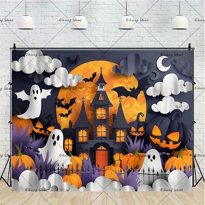 Halloween Backdrop/Party Decoration/Photo Banner Signs/Photo