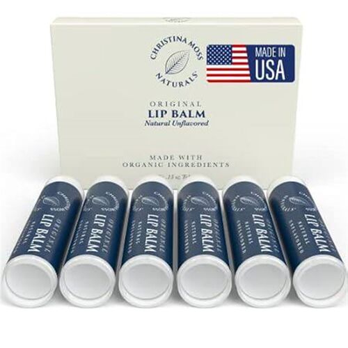 Unflavored Lip Balm - Lip Care for Cracked or Dry Lips, M