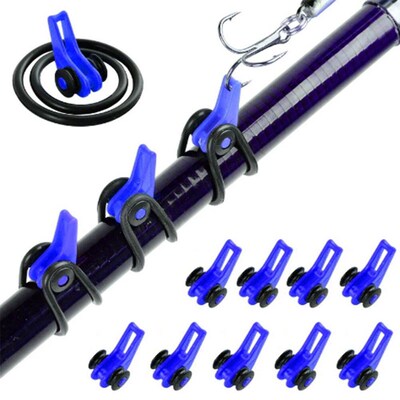 10-30pcs Fishing Hook Keeper Holder Lure Accessories Jig Hoo