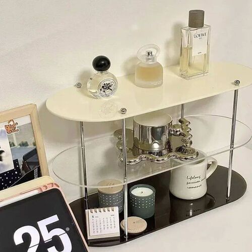 Ins Style Acrylic Multi-layer Storage Rack Decorative Shelve