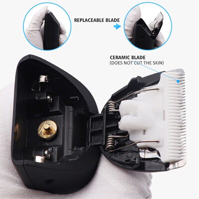 Mens Electric Groin Hair Trimmer Pubic Hair Trimmer Body Gr