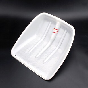 Shovel for Grain Snow Pushing w Metal Edge Wire Mesh Plastic